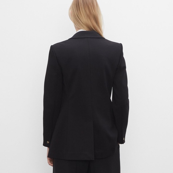 Club Monaco Black Twill Blazer - Picture 8 of 10